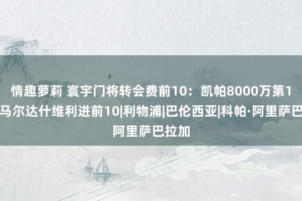 情趣萝莉 寰宇门将转会费前10：凯帕8000万第1，马马尔达什维利进前10|利物浦|巴伦西亚|科帕·阿里萨巴拉加